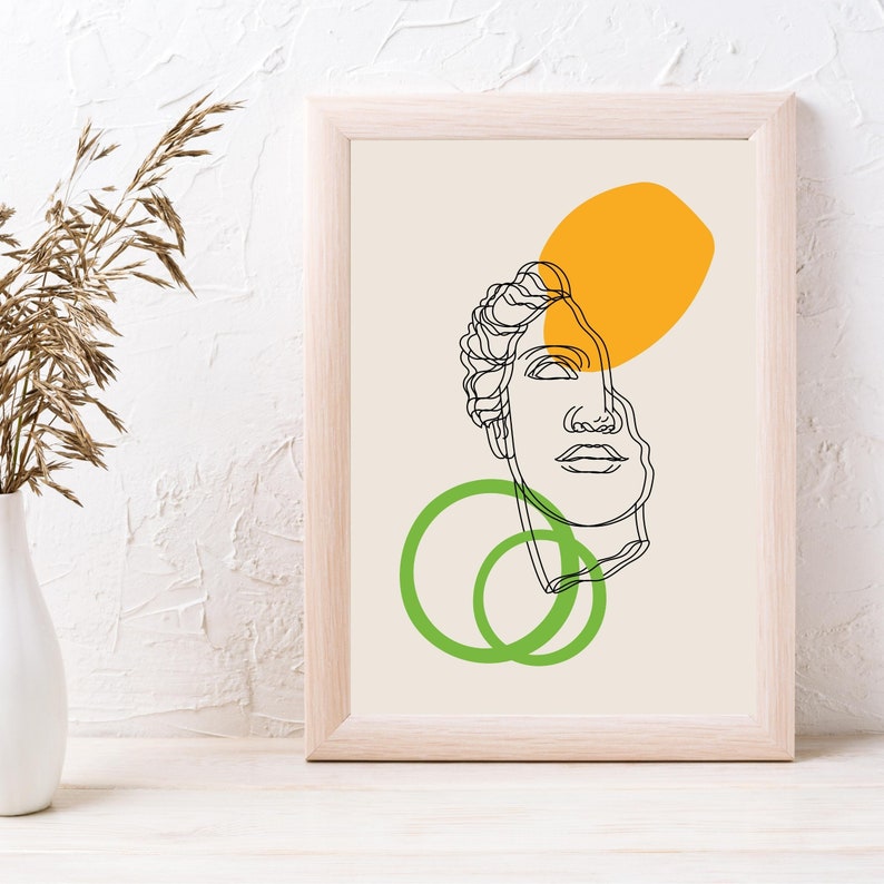 Set of 3 Ancient Greek Art Prints, Greek Mythology Wall Art