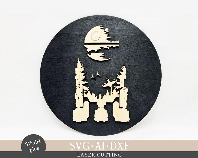 Death Star Laser Cut Laser Cut File Laser Cut Regalo Del Etsy M xico