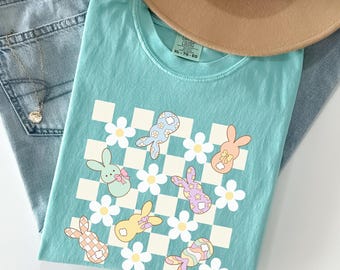 Comfort Colors®, Easter Bunny Peeps Shirt, Easter Shirt, Womens Peeps Shirt, Happy Easter Bunny Shirt, Cute Bunny Shirt, Cute Easter Gift