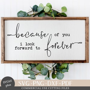 Because If You Svg, Family Sign Svg, Love Svg, Wedding Gift Svg, Wedding Sign Svg, Farmhouse Sign Svg, Love Sign Svg, Love Quote Svg