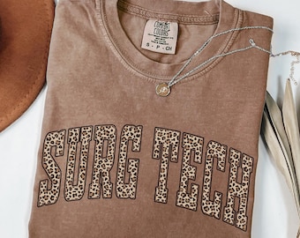 Comfort Colors® Leopard Surgical Tech Week Shirt, Surgical Tech Shirt, Surgical Tech Tee, Surgical Technologist Gift