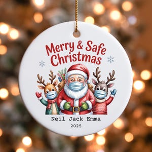 Personalized Nurse Christmas Ornament, Safe Christmas Ornament, Nurse Ornament, Nurse Thank You Ornament, Gifts for Nurse, Nurse