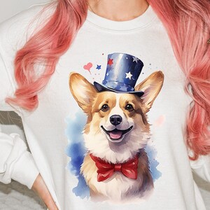 American Patriotic Dog Clipart USA Clipart Dog Bundle - Etsy