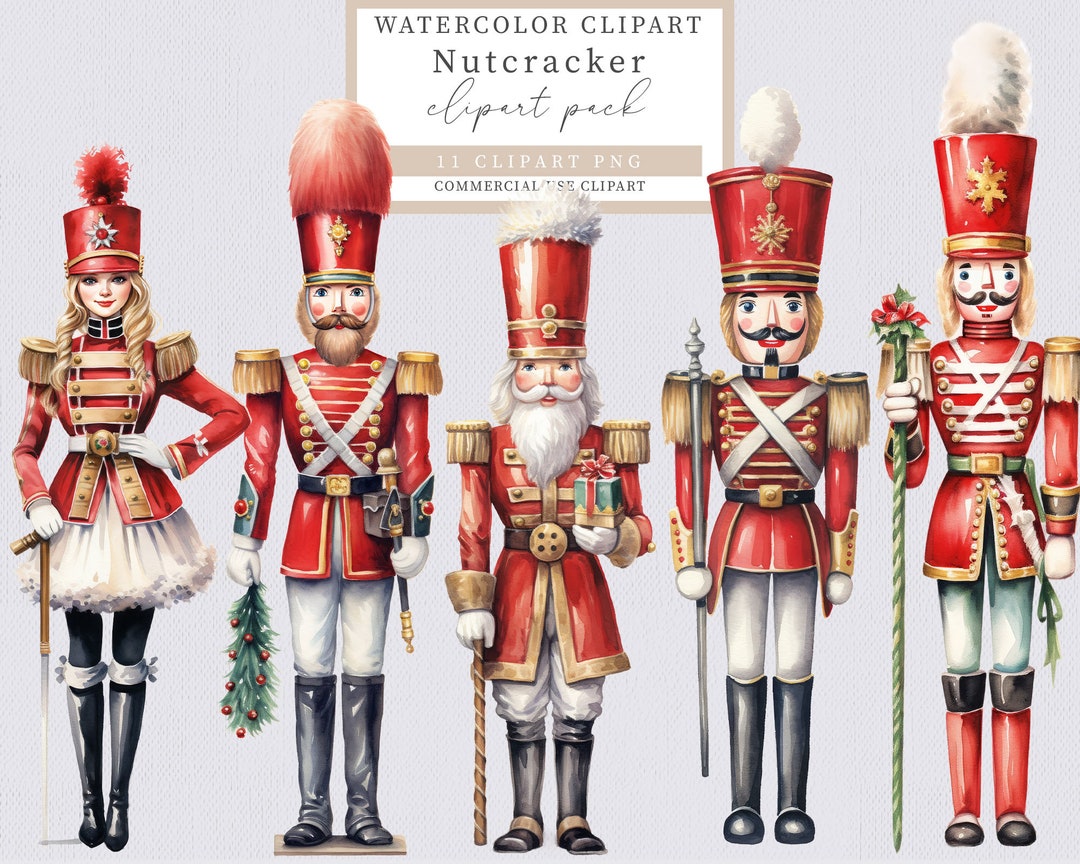 Christmas Nutcracker Clipart, Christmas Clip Art, Nutcracker Clip Art
