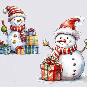 Snowman Clipart, Christmas Clipart, Winter Clipart, Snowman ...
