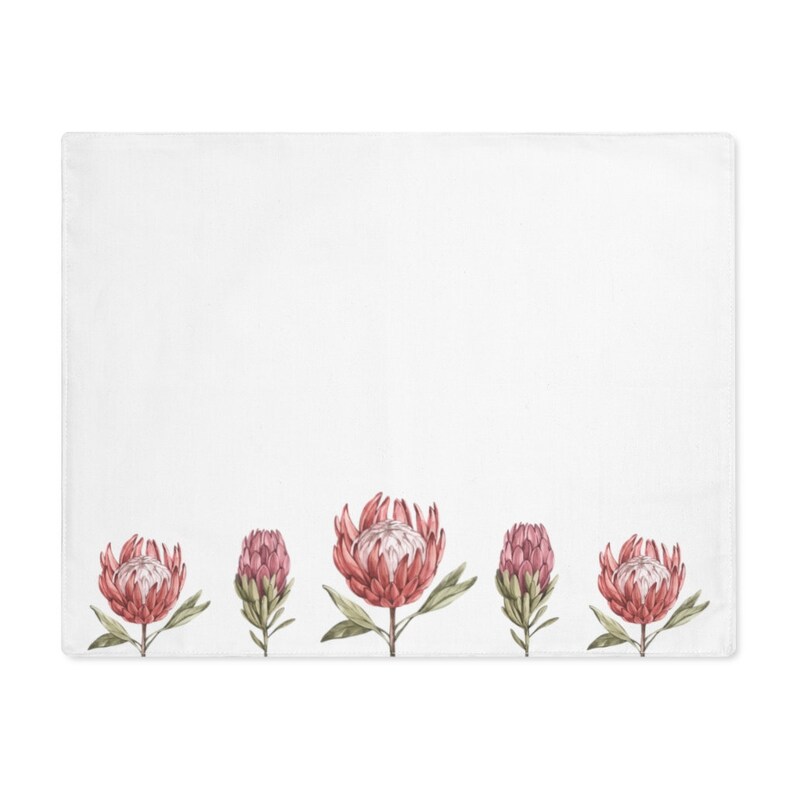 South African Proteas Placemat King and Queen Proteas Cotton Etsy