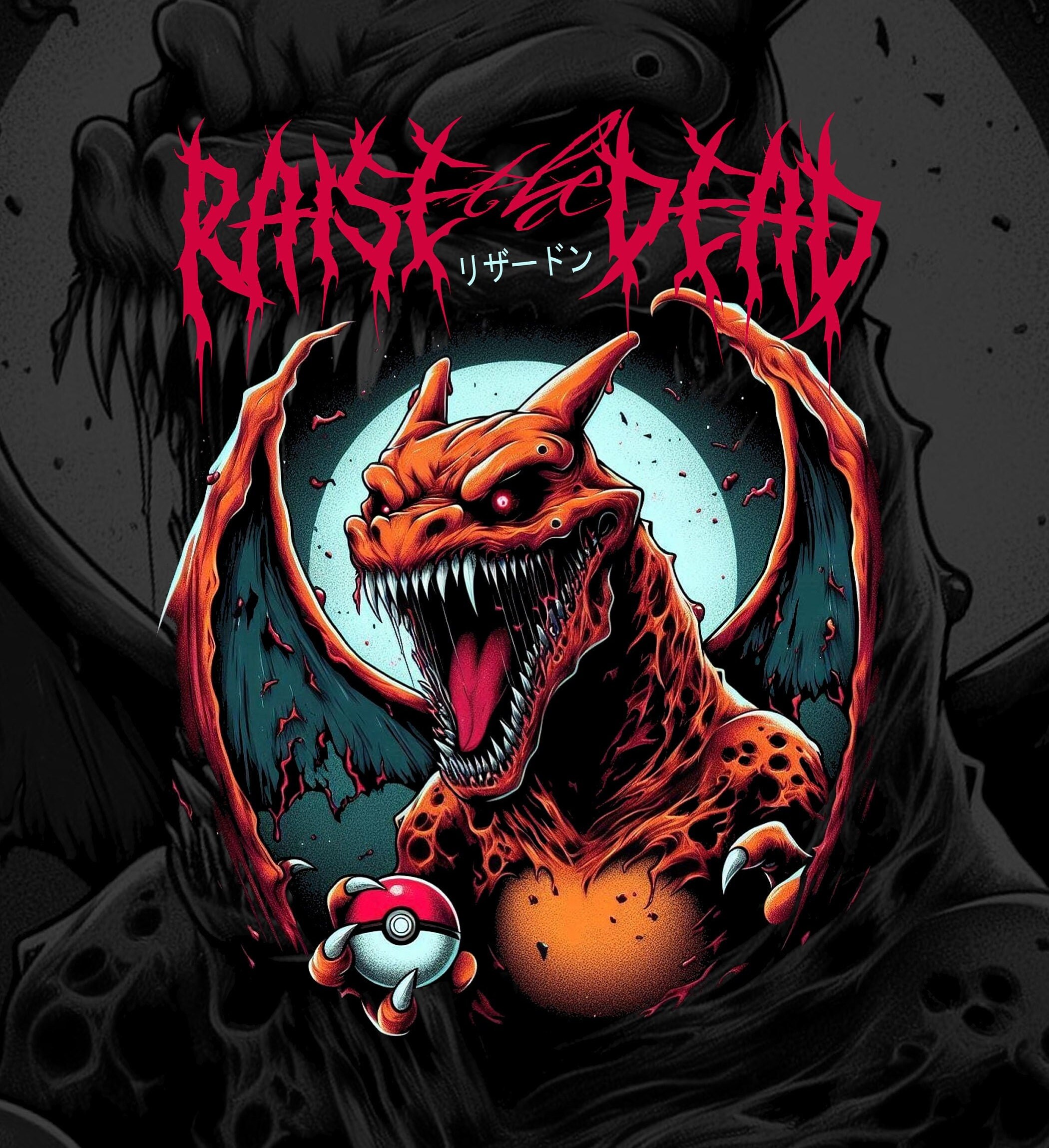 Charizard  Horror T-Shirt