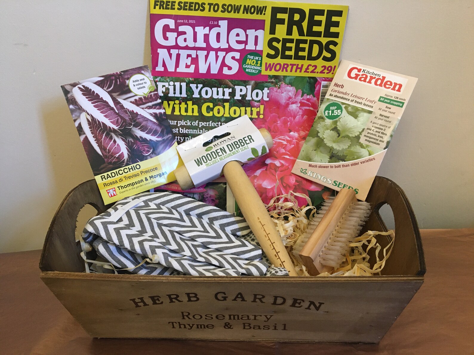 Herb Garden Hamper for him her Eco New Home Gift Garden Etsy