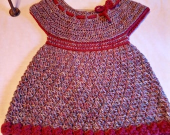 Crochet girl's dress
