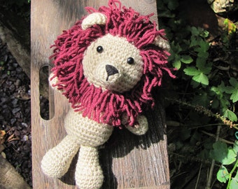 Crochet lion doll