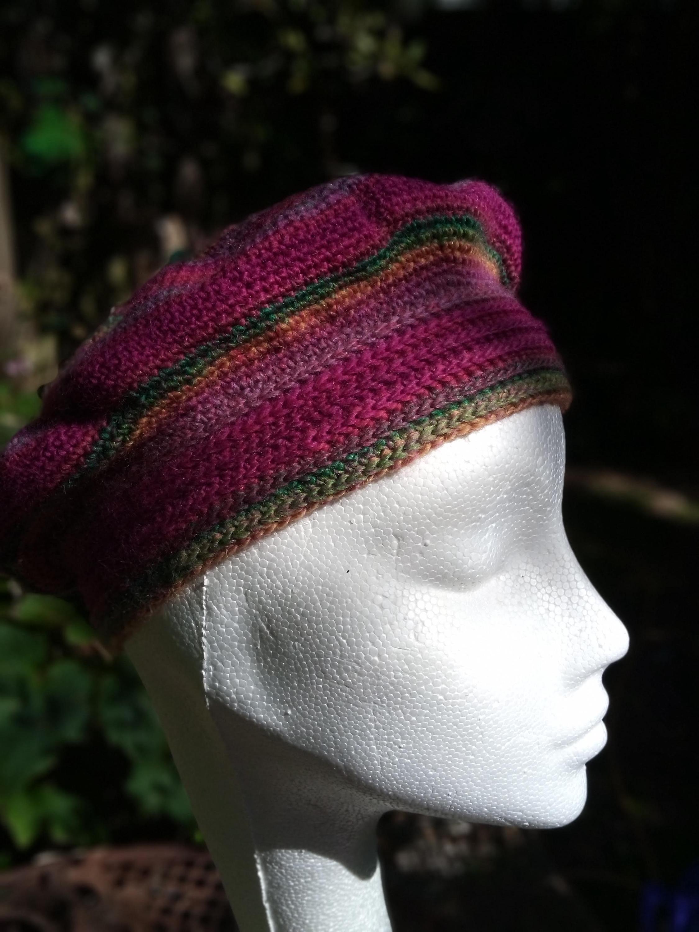 帽子 Popcorn Beret color 4-6y Popcorn Knit French Beret - JuneBee Baby Artisan Clothing