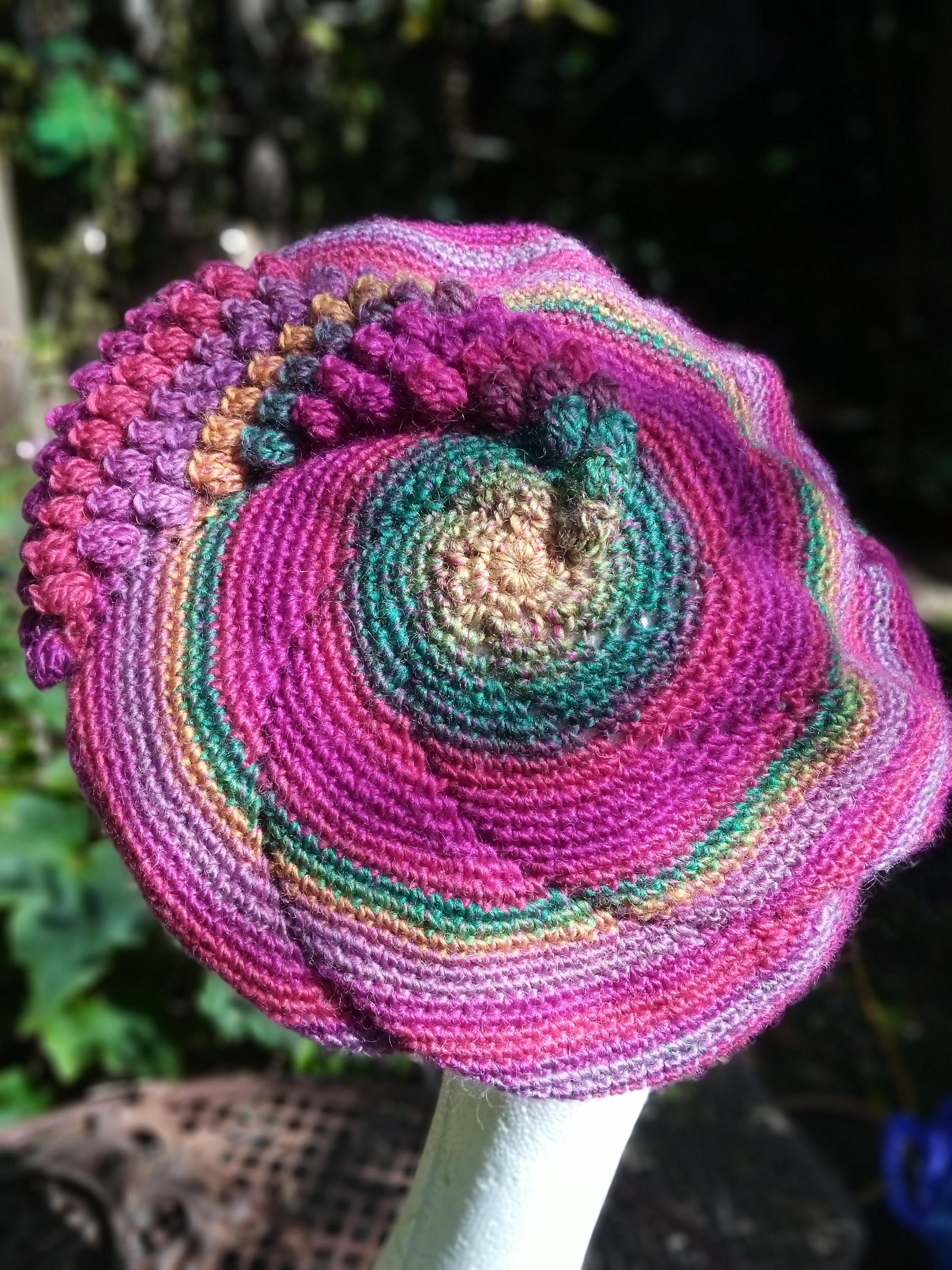 Rainbow Popcorn Beret - Etsy
