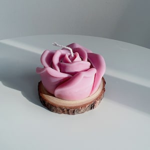 Handmade Rose Candle
