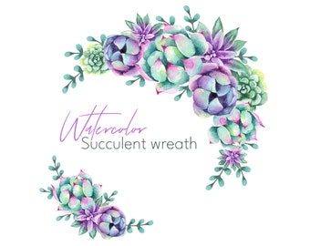 Download Succulent Border Etsy
