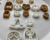 Polymer clay shape cutter Halloween cutters Clay mold Clay tool Cutter for earrings