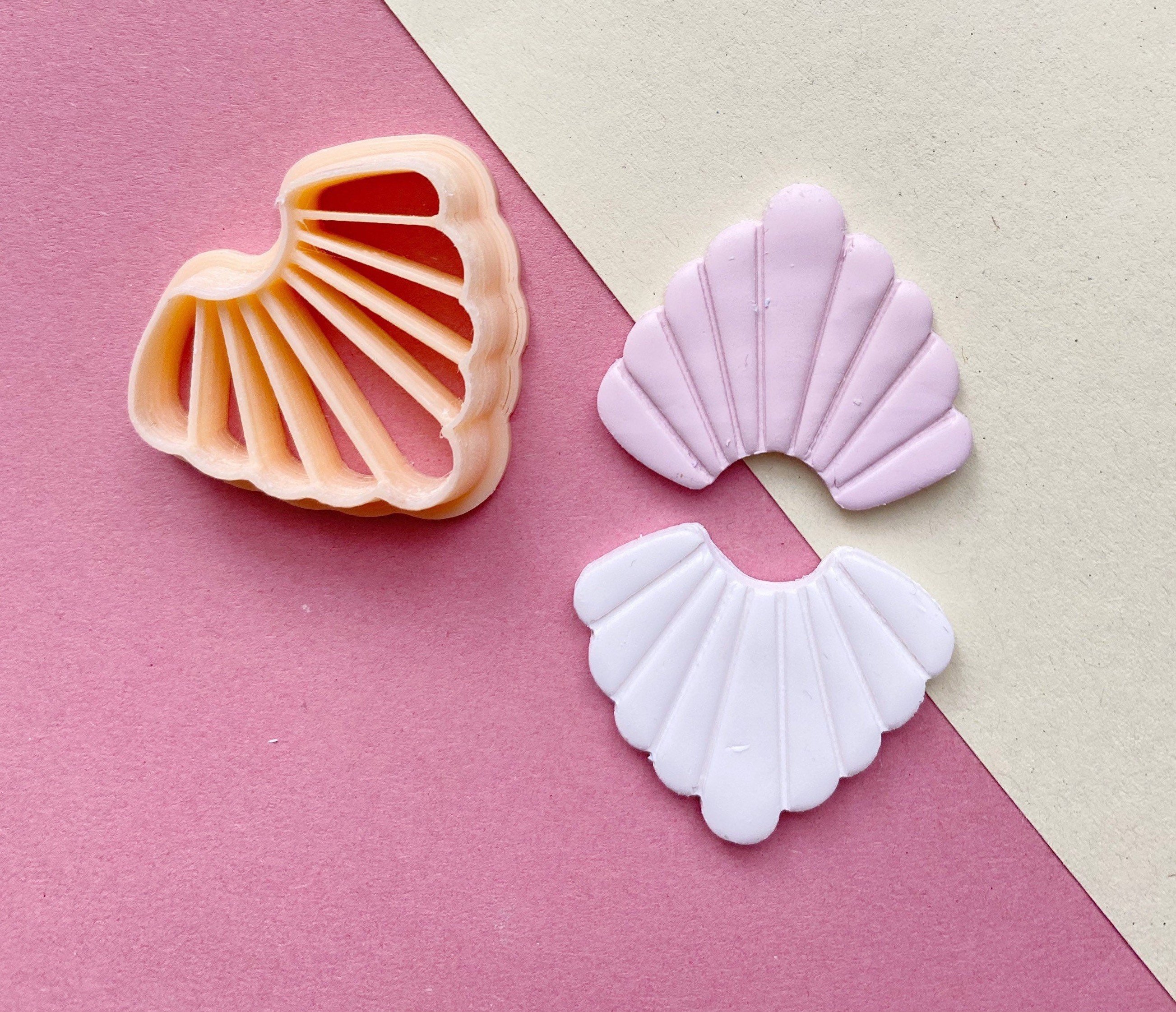Shell Polymer Clay Cutter Embossing Cutter Earrings Cutter Etsy