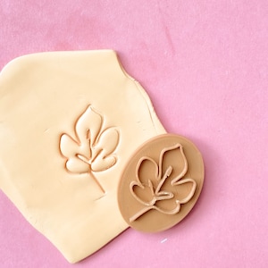 Polymer clay cutter cutter Leaf stamp • Maple stamp • Botanical stamps • Soap stamps • Clay stamps • Jewellery making