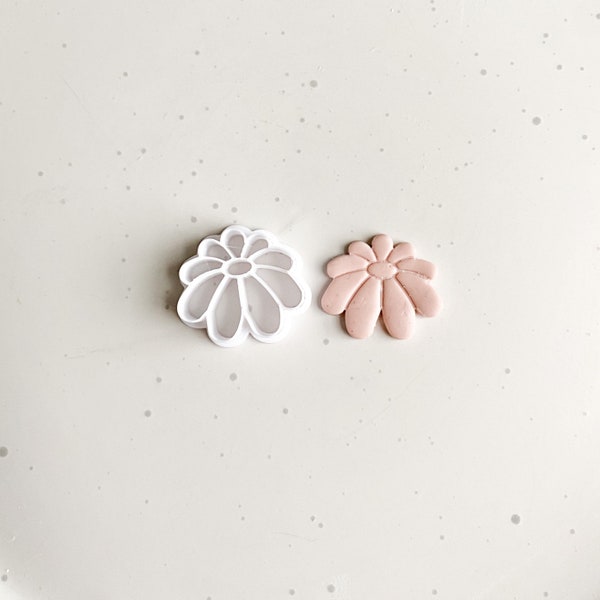 Polymer clay cutter cutter Polymer clay cutter • Flower cutter  • Clay tool • Clay mould • Funky  flower