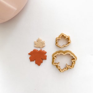 Polymer clay cutter cutter Polymer clay shape cutter  • Leaf cutter • Leaves cutter • Autumn cutter • Fall cutter • Earrings making