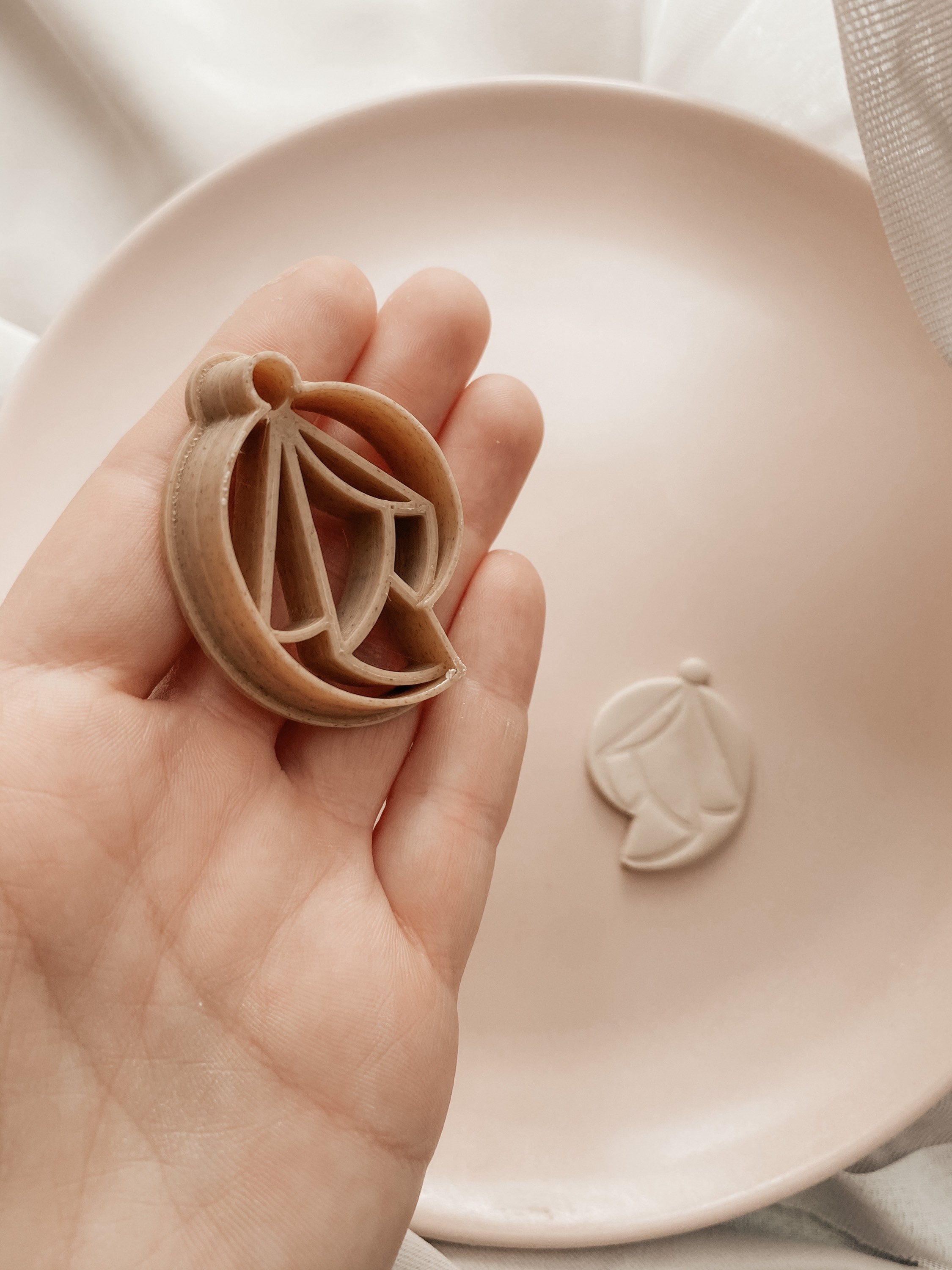 Polymer clay shape cutter Flower cutter Art deco cutter Etsy