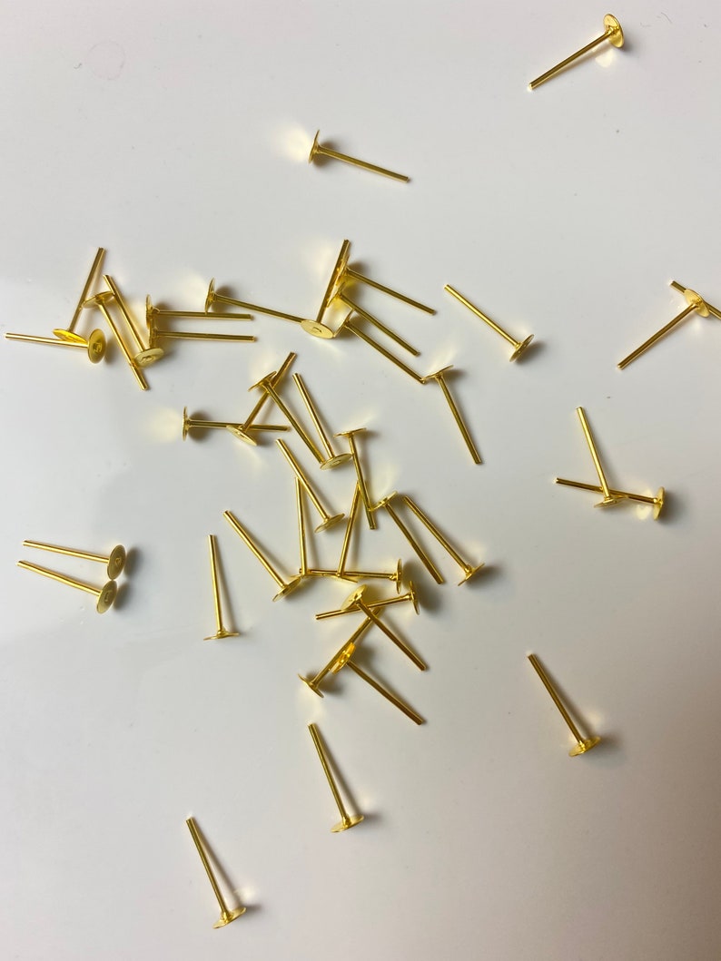 Earrings back Stud post only Earrings supplies Earrings findings No back screw