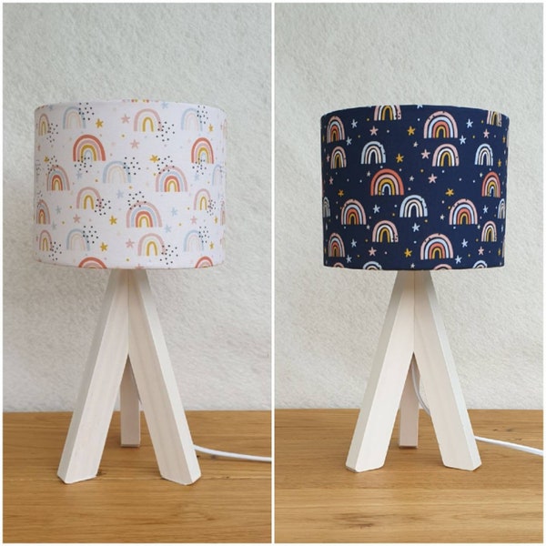 Cute children's lamp with wooden foot nursery lamp wooden bedside lamp children and babies lamp nursery floor lamp