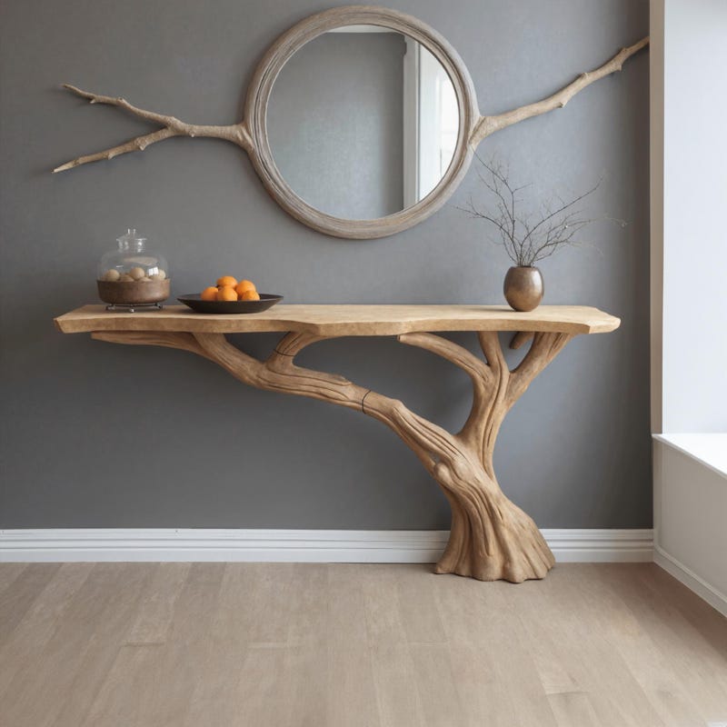 Rustic Console - Etsy