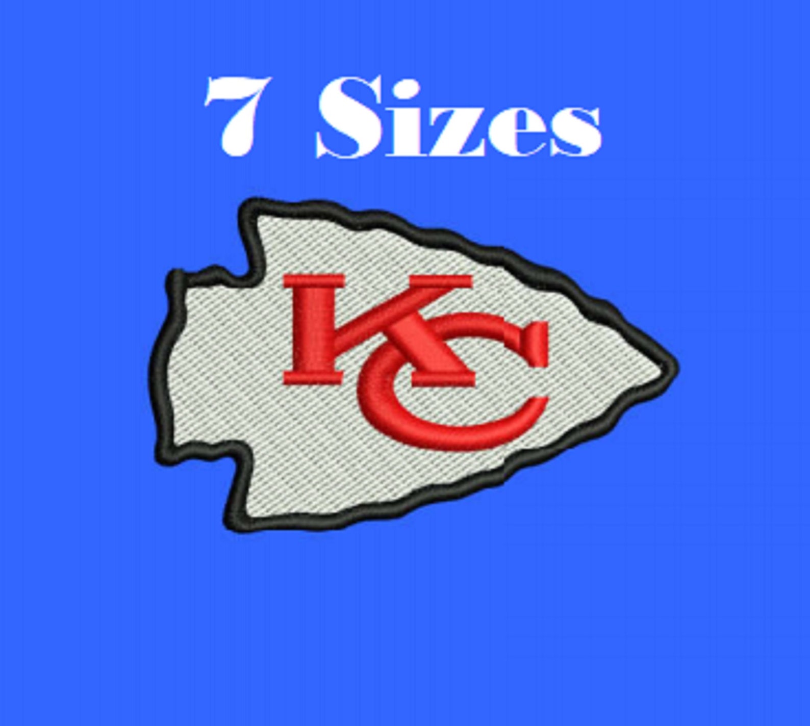 Kansas City Chiefs Team NFL Logo Digital Embroidery Design Etsy