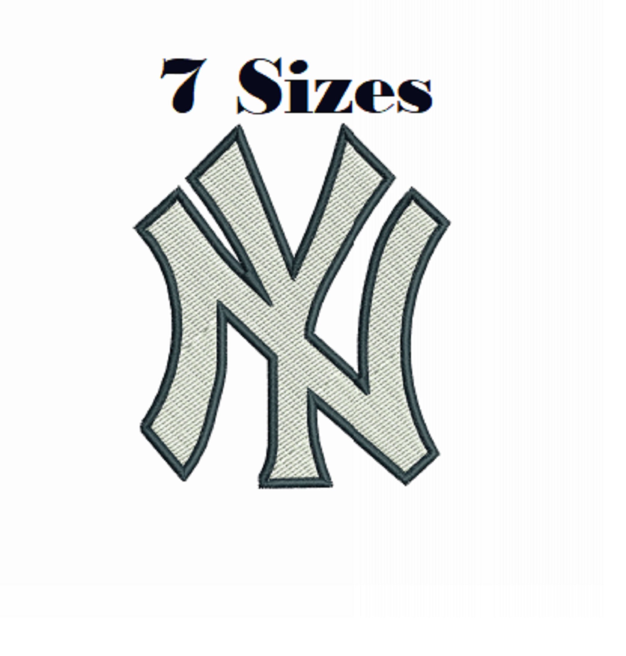 New York Yankees MLB Baseball Logo Digital Embroidery Design | Etsy
