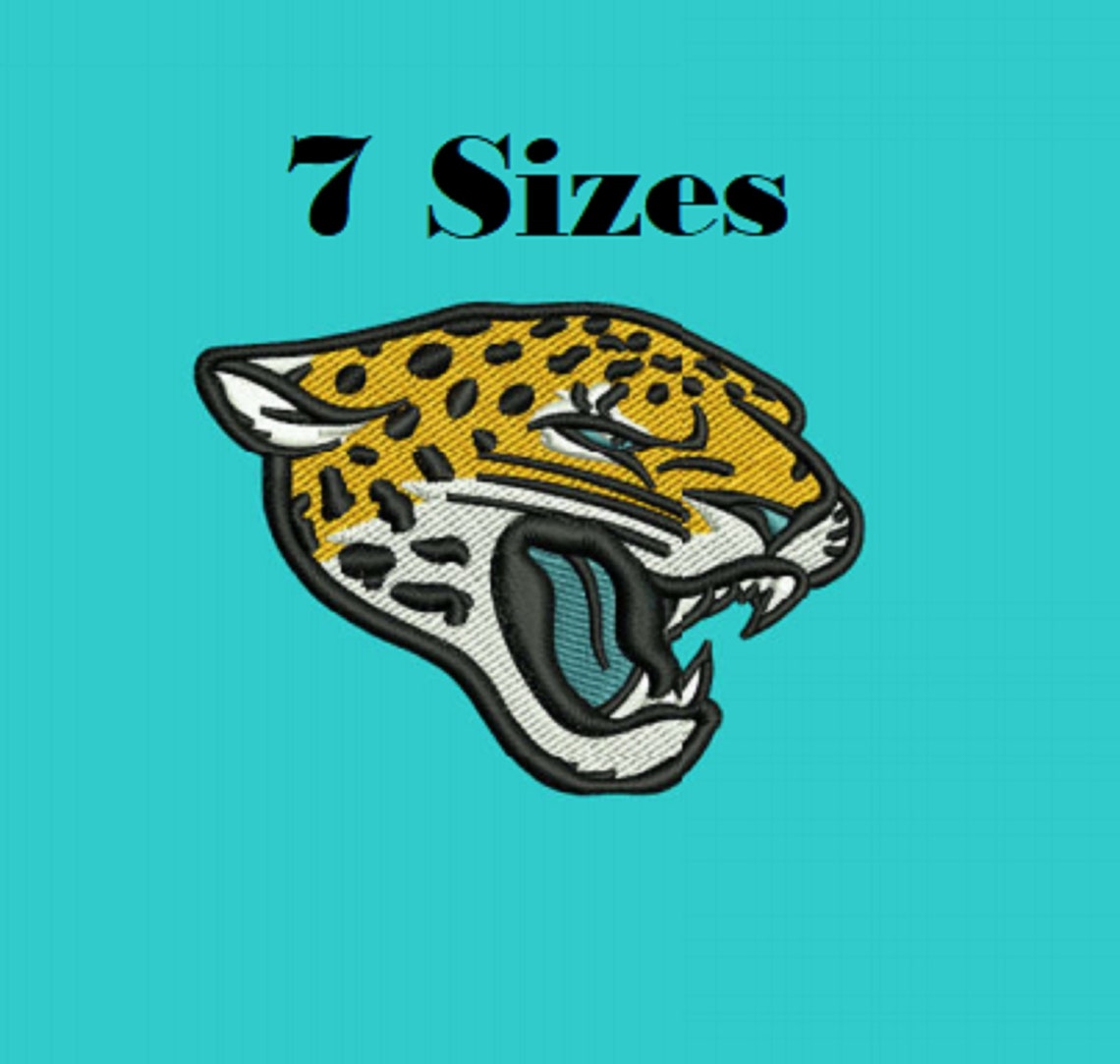 Jacksonville Jaguars Team NFL Logo Digital Embroidery Design Etsy