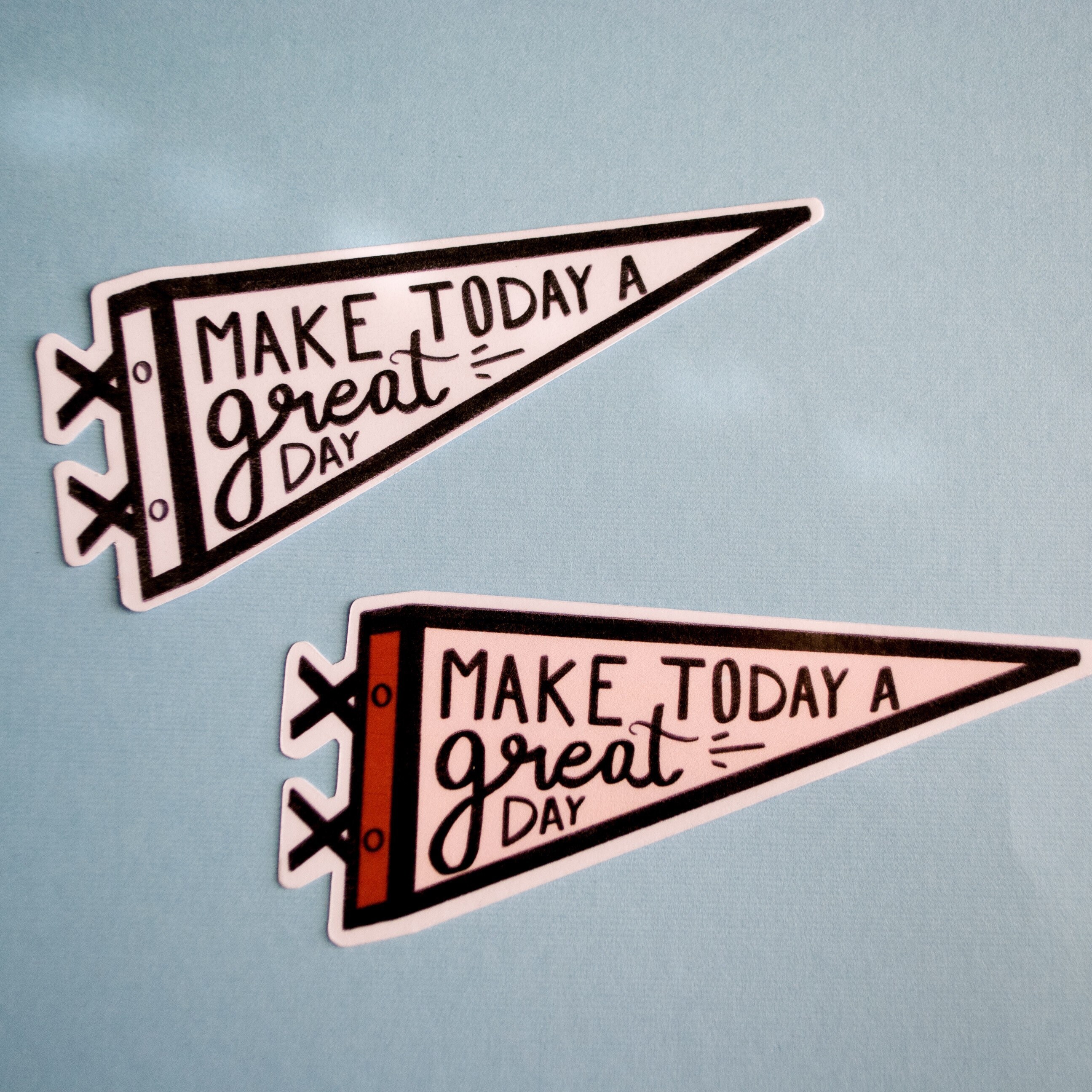 Make Today a Great Day Vinyl Waterproof Sticker | Etsy