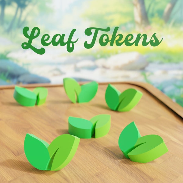 Leaf, Plant Tokens - Blatt, Pflanzen Token