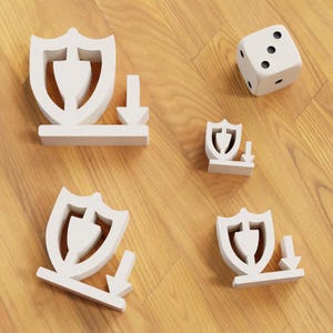 Verdediging Weerstandsafname Meeple afbeelding 10