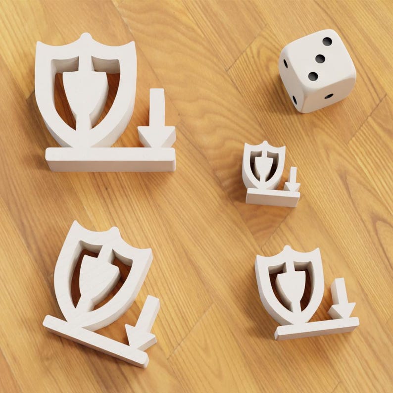 Verdediging Weerstandsafname Meeple afbeelding 10