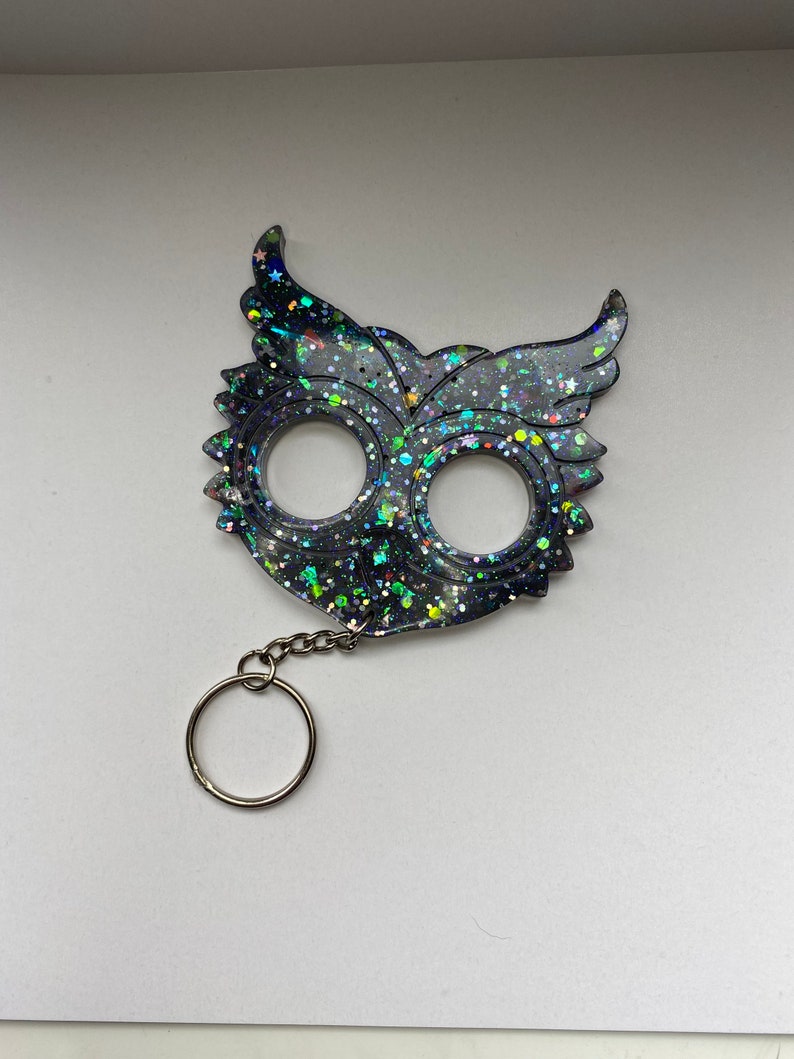 Holographic keyring woman\u2019s gift keyring men\u2019s gift bag charm keychain,