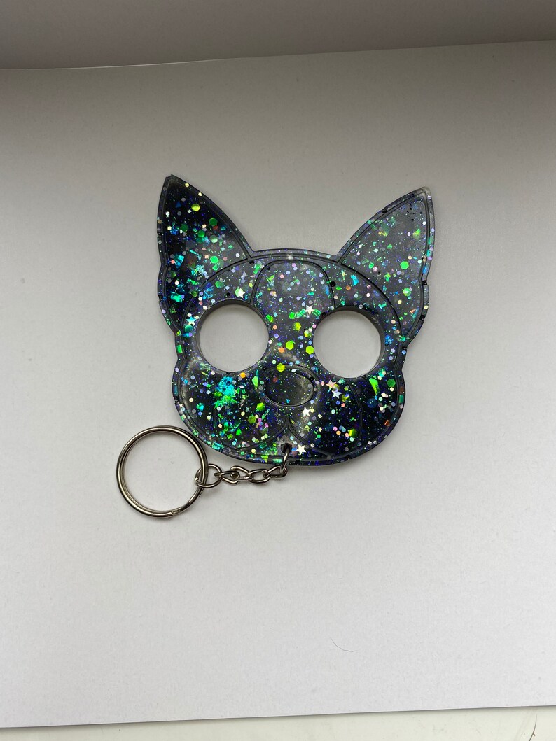 Holographic keyring woman\u2019s gift keyring men\u2019s gift bag charm keychain,