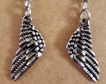 Angel wings earrings