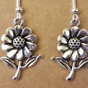 Sunflower earrings