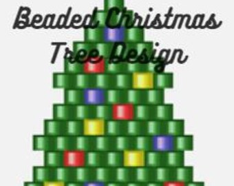 Beaded Christmas Tree Pattern