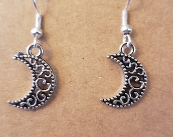 Orecchini Argento Sterling 925 EUDORA - Pietra Di Luna Con Albero Della