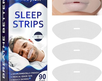 90pcs Valleylux/Purvigor Strips Gentle Mouth Tape Better Nose Breathing Instant Snoring Reliefs