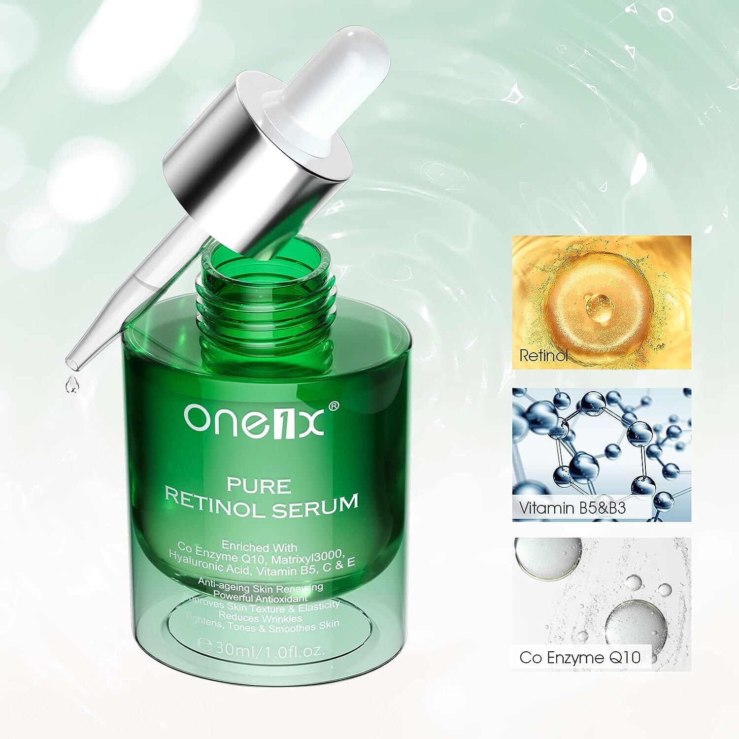 ADVANCED RETINOL SERUM With Vitamin C, Hyaluronic Acid Antiaging