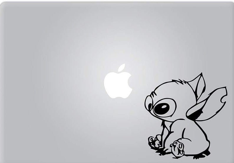 lilo and stitch macbook sticker lilo and stitch macbook sticker