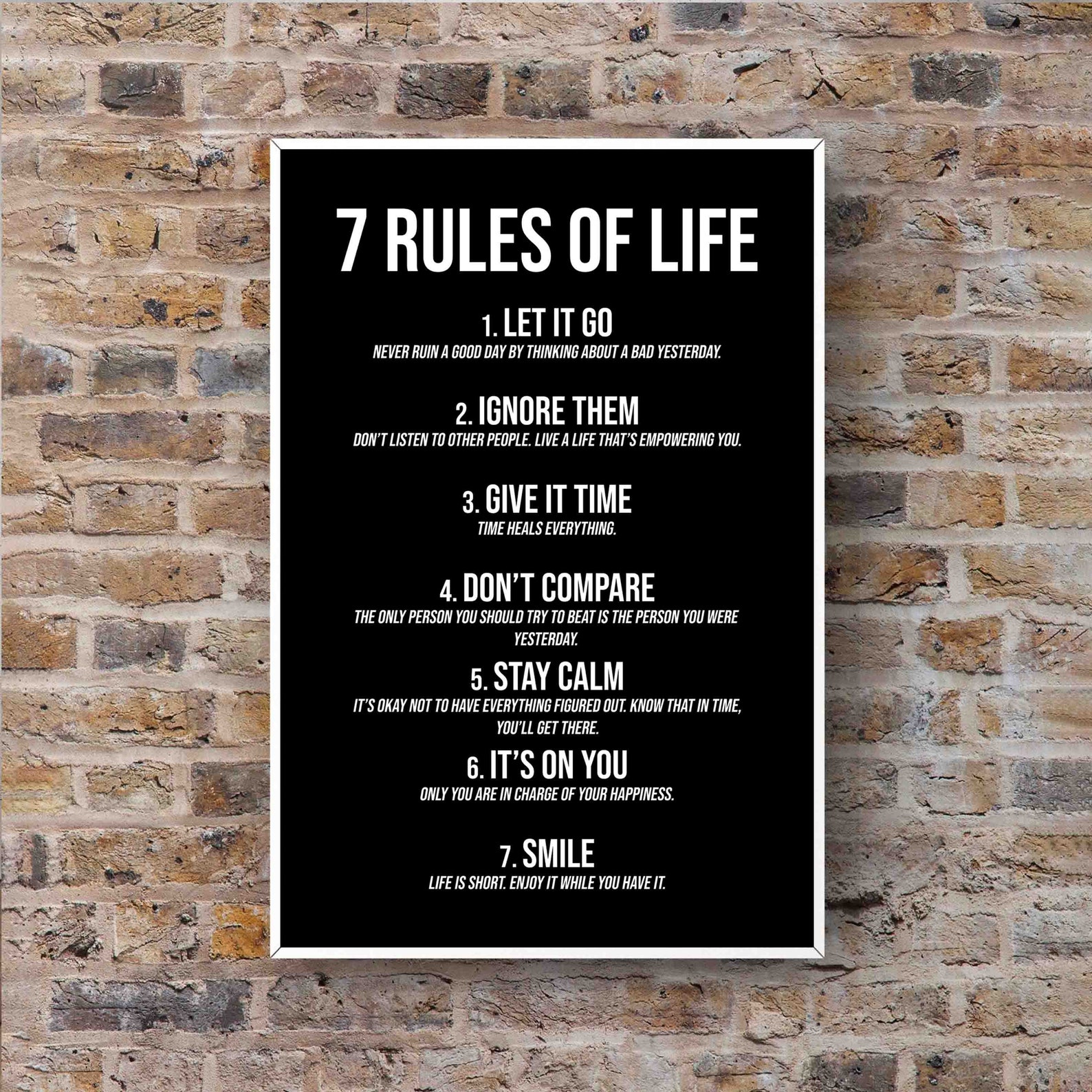 Your life your rules