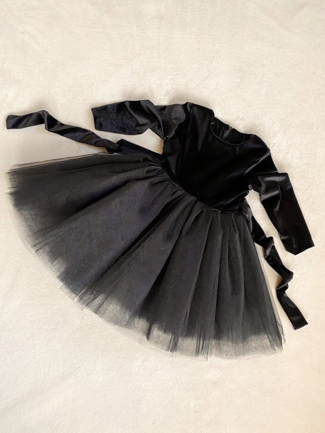 Black Christmas Dress, Baby Dress, Toddler Christmas Dress, Velvet