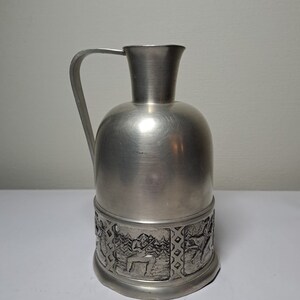 Vintage pewter vase/pitcher/jug, made by Norway Tinn