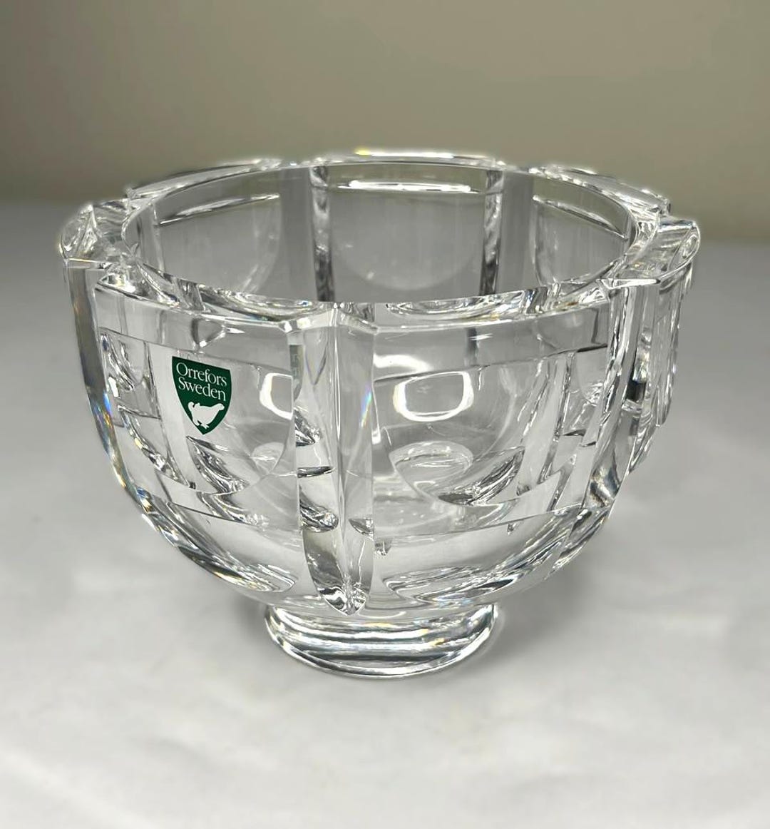 ミッドセンチュリー オレフォス スウェーデン クリスタル ボウル – 脚