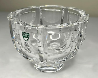 スウェーデン Orreforsオレフォス社　クリスタルボウル　アンティーク Orrefors Corona Bowl/オレフォス コロナ ボウル ラース