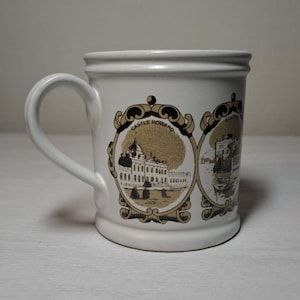 Vintage Denby Stoneware Mug Yorkshire, part of Denby Mug Series British Regions 4&#39;&#39;