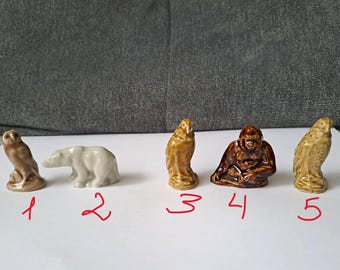 Vintage Wade Red Rose Tea Animal Whimsies: Collectible Ceramic Figurines